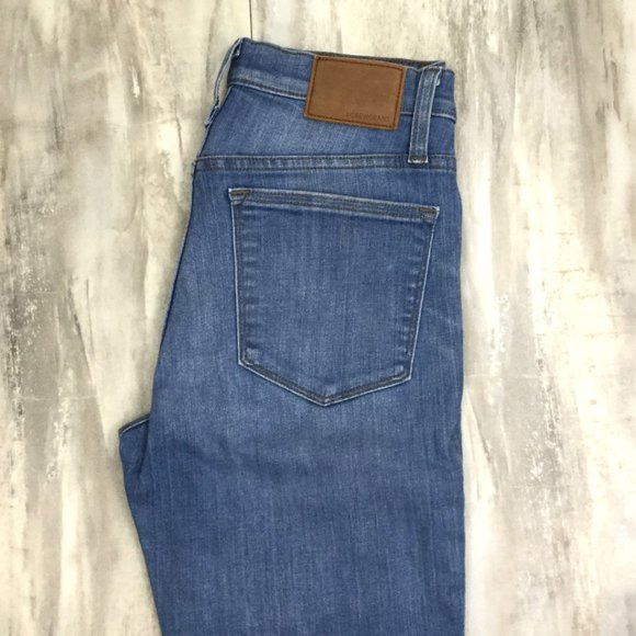J. Crew High Rise Exposed Button Distressed Toothpick Jean 28 - Picture 3 of 13